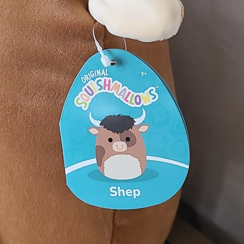 5️⃣4️⃣"Shep" the brown spotted bull NWT 11" Squishmallows - Picture 5 of 7